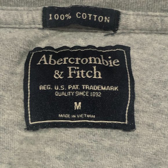Abercrombie and Fitch Long Sleeve Tshirt Men's Size M Good Condition - Picture 3 of 5
